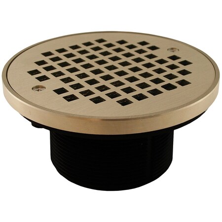 Jones Stephens 3-1/2in. IPS ABS Spud with 5in. Nickel Bronze Strainer with Ring D57215